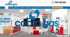 Desktop Screenshot of cobragas.com