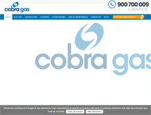 Tablet Screenshot of cobragas.com